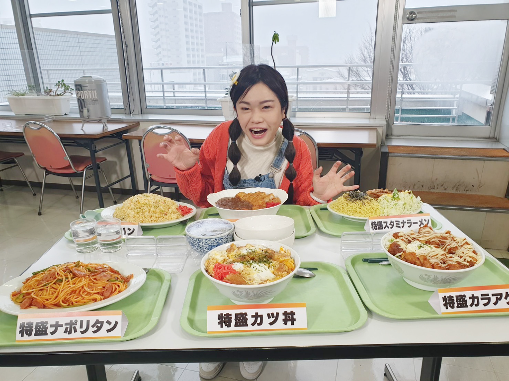 台灣大胃王登上日本電視台LIVE節目　吃爆員工餐廳快五公斤美食