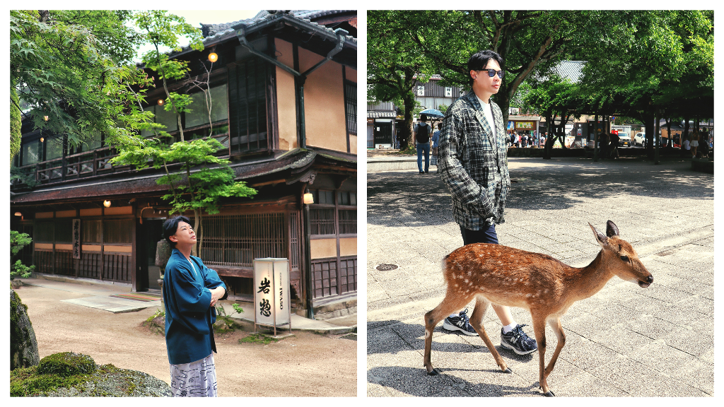 李佑群造訪宮島！下榻天皇和拜登指定世界遺產級溫泉旅館　還慘遭遇野生鹿「可愛」攻擊　