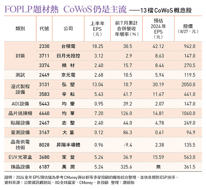 台積電宣布買下群創5.5代廠，FOPLP竄出頭？一文解析IC封裝市場：CoWoS穩居主流，13檔概念股一次看