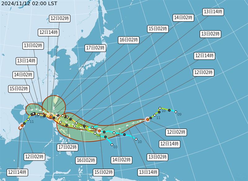 天兔生成3縣市大雨！最新路徑曝「這天」恐發海警　專家：會非常靠近台灣