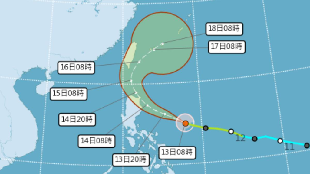 天兔放第4次颱風假？強碰「黃金週末」全場集氣驅颱：拜託別放...