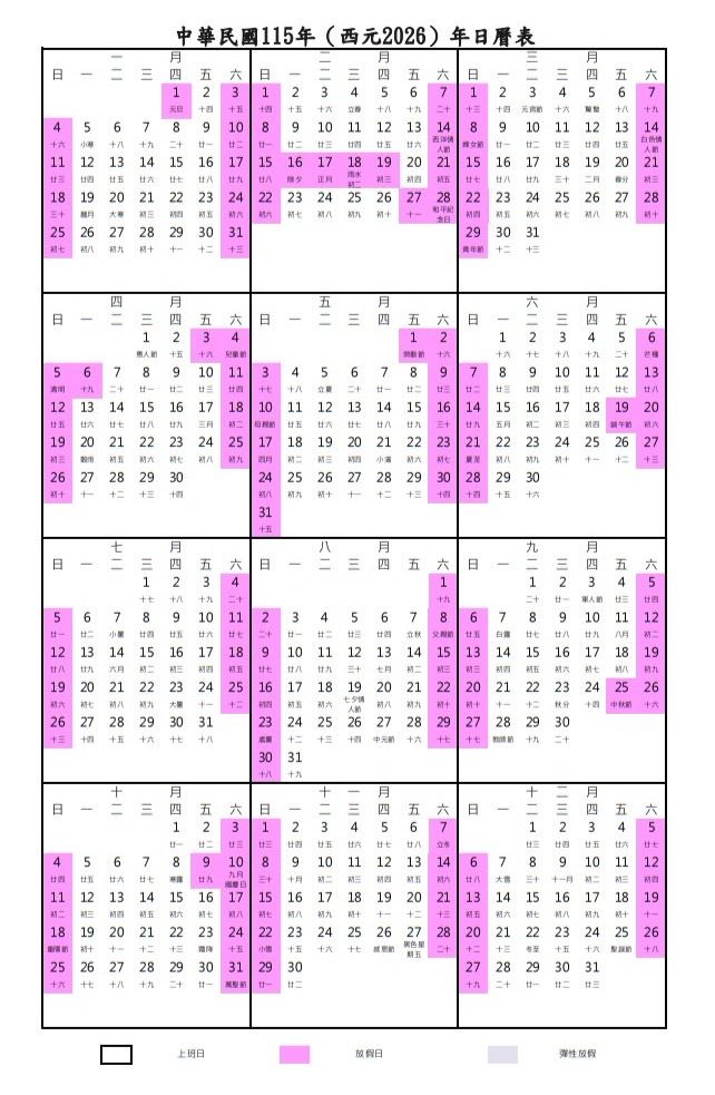 明年9天年假沒了？網驚見行事曆「初四就開工」崩潰：無法接受