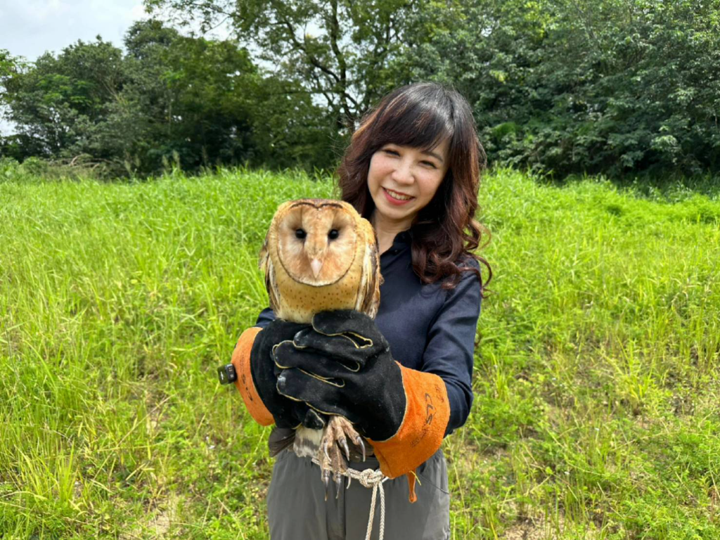 主持人白心儀揭台灣校園生態奇蹟！被封最佳「放鳥人」　親見石虎、黑熊、穿山甲