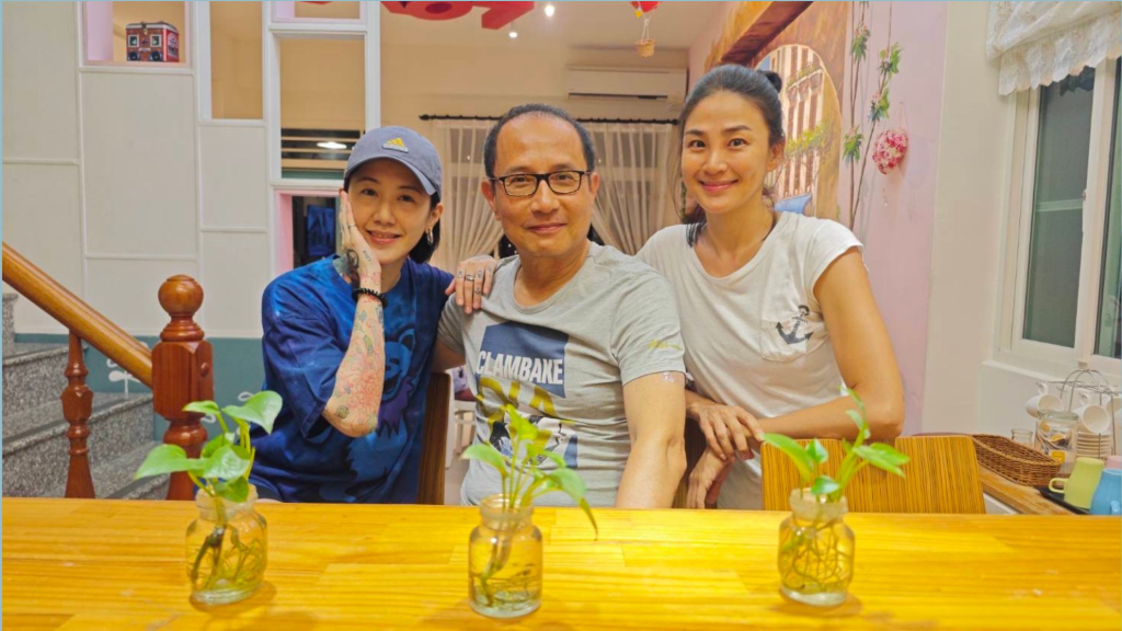 艾偉臺東拍戲女兒來探班　親見爸爸老妝看哭了：不能接受