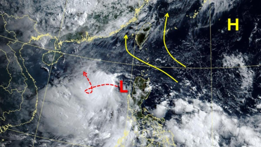 蝴蝶颱風「挾超猛雨彈」！影響最劇時間曝：就在本週