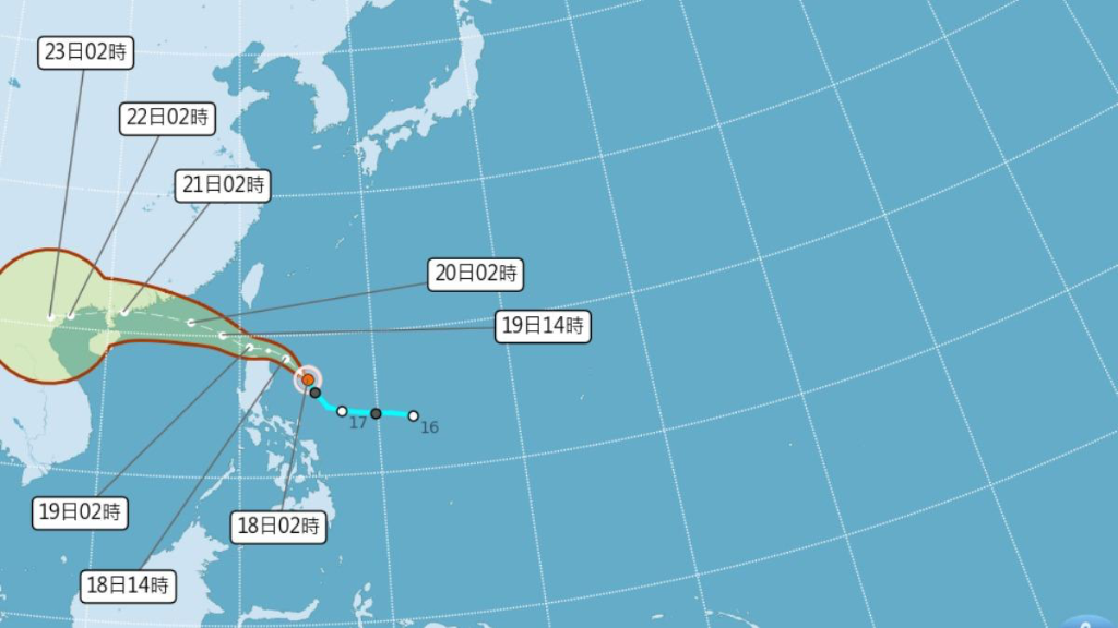 薇帕颱風生成！不排除發布海警　風雨最大時間曝