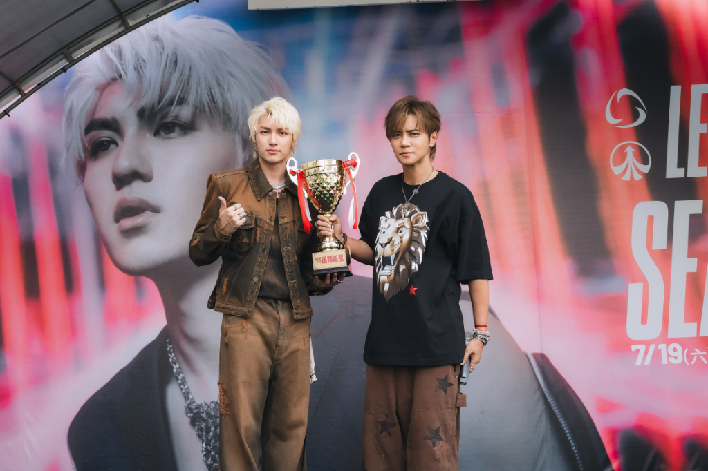 薛恩無懼颱風舉辦簽唱會！羅志祥疼惜愛徒現身喊話：「我真的感動」