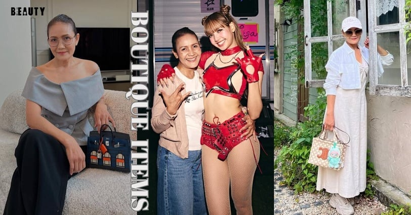 BLACKPINK Lisa媽媽比女兒還懂曬！私下精品行頭超狂，拎500萬愛馬仕、還是Labubu藏家