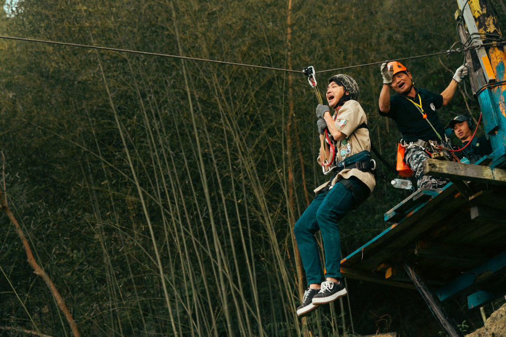 80公尺高空吊橋嚇壞江宏傑！王子崩潰棄權　陸戰隊胡瓜沒在怕還跳舞