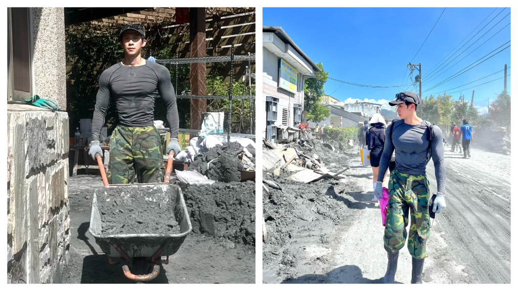 前男團成員Rock前進花蓮災後現場　驚呼：比新聞畫面震撼百倍