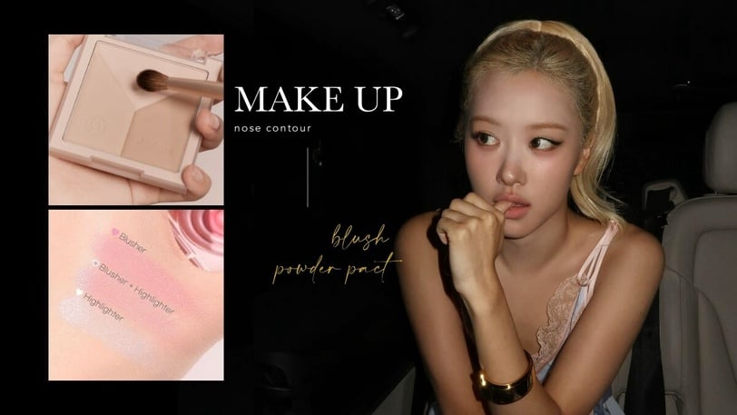 ROSÉ時裝週妝造太美！同款「低鼻樑畫法」適合誰？怎麼畫一次看，更幼態寶寶感