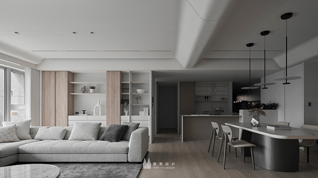 【豐聚設計 李羽芝、黃翊峰】綠意森境環抱 打造光影與木質交織的恬淡舒適居所