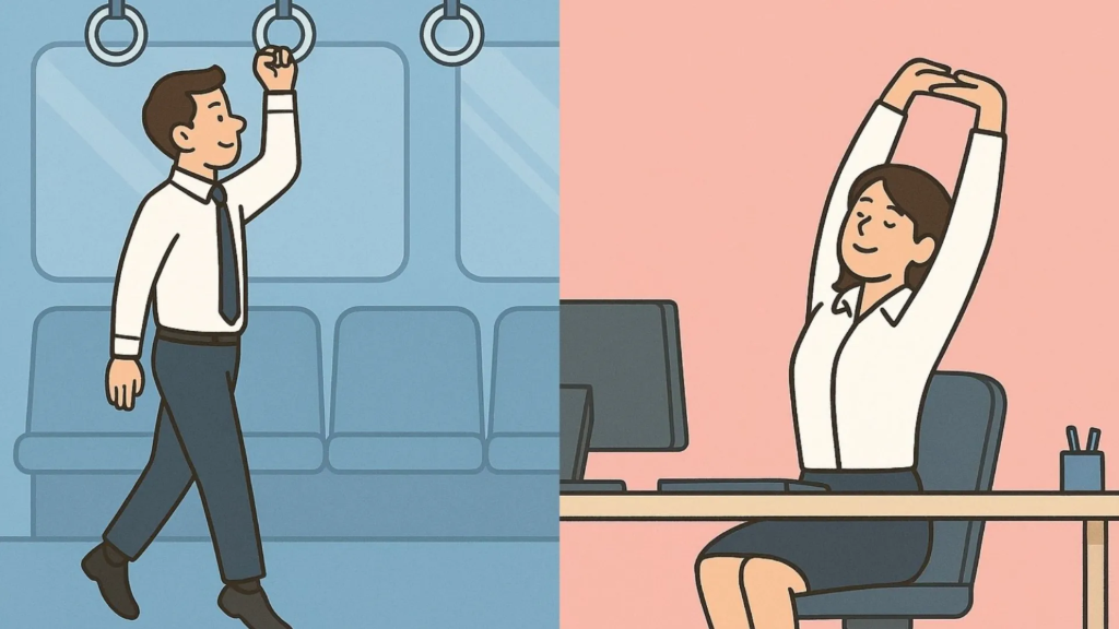 上班族動起來！十大適合活動身體的零碎時間　10分鐘也能一起變健康