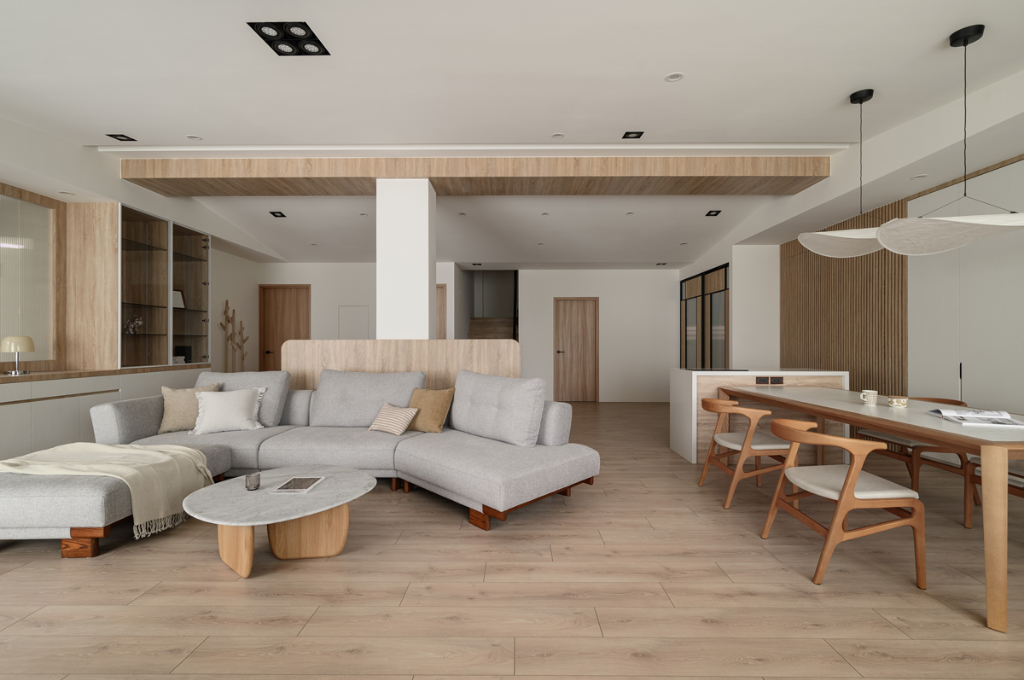 【棠禾設計 曾智和】圓潤線條消解剛硬 85坪無印風老屋的柔美新生