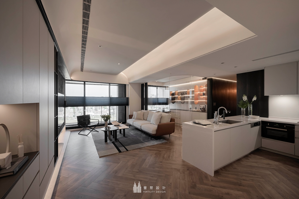 【豐聚設計 李羽芝、黃翊峰】亮煦暖黃綴點木石質感 漫溢自然風韻的精緻藝邸