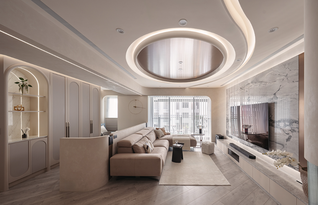 奕藝設計：圓舞流光 剛柔並濟下的典雅生活樂章