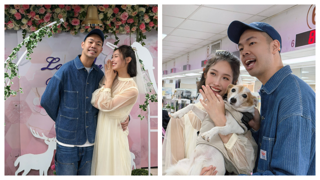 2026元旦喜事！陳大天、劉樸登記結婚　她甜喊「多了一個陳太太」
