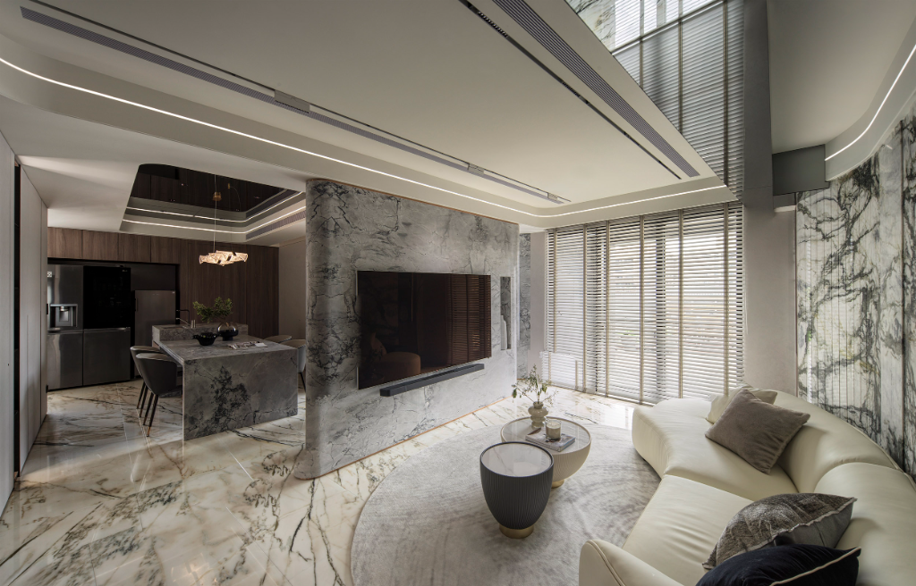 芸采設計：巍然御境 天然石韻語彙綻放雋永氣度的「靜奢雅」居所