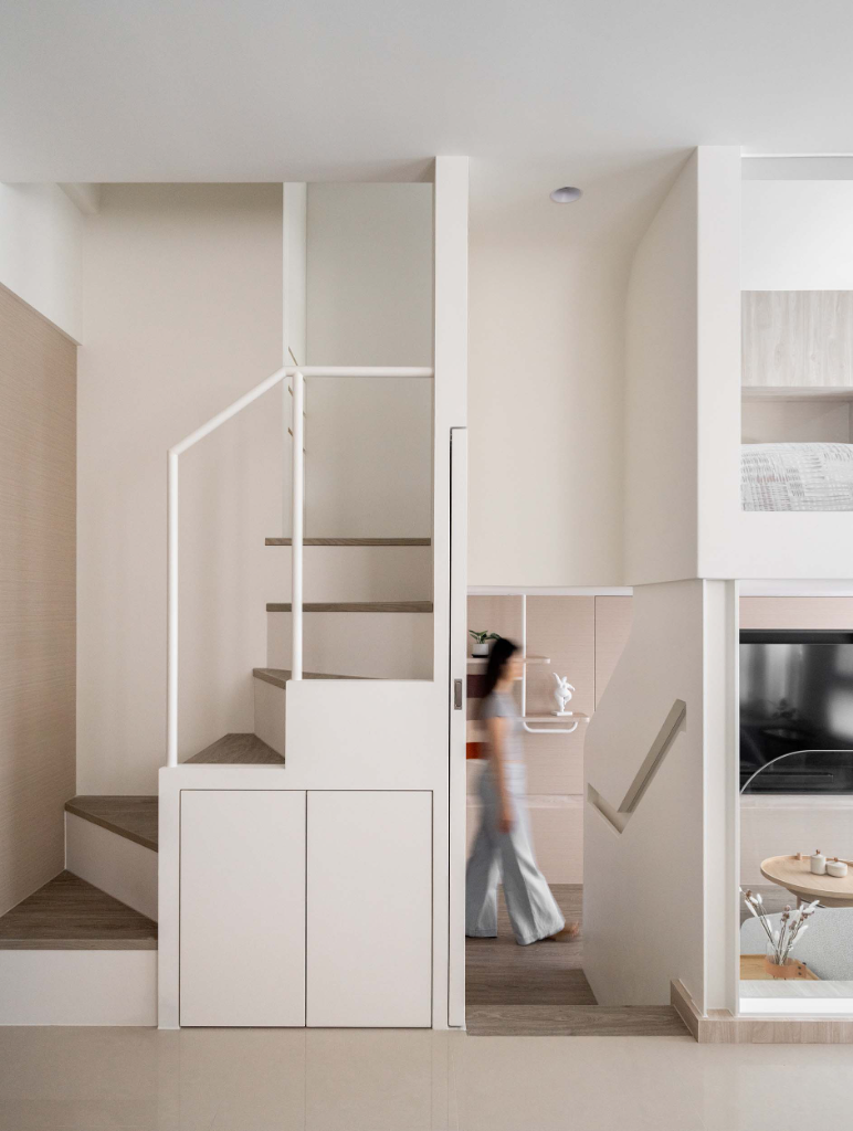 寬蔚設計：在光影中寧靜 以半層空間打造柔和居所