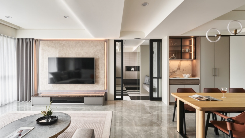 現代室內設計｜科技為筆，勾勒理想居所｜三宅一秀設計 郁琇琇