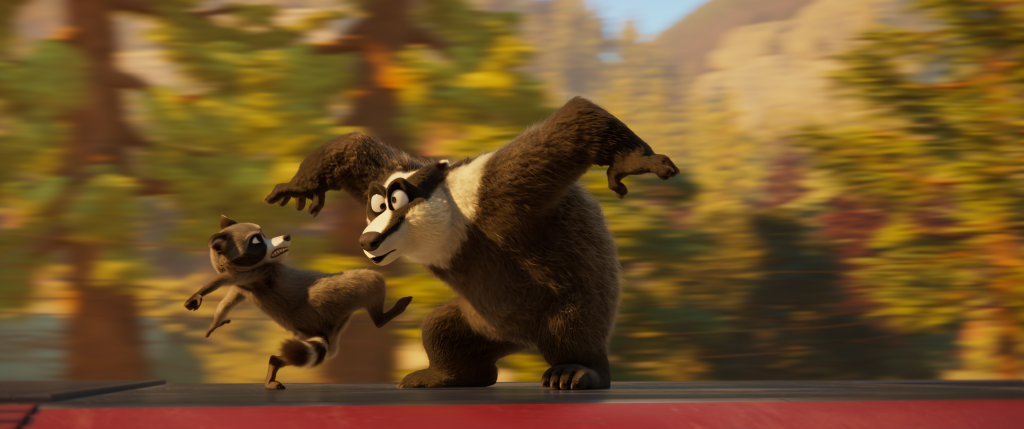 功夫浣熊大戰反派蜜獾！《萌寵列車》火車頂對決揭世界亂象