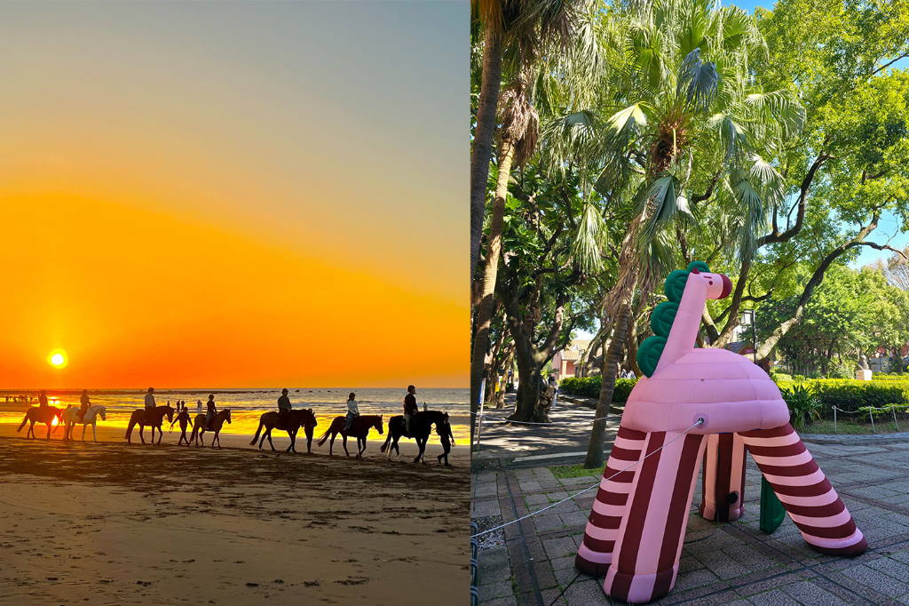 新北旅遊｜金馬年走春到淡水八里　打卡萌馬裝置、騎馬漫步沙灘超應景