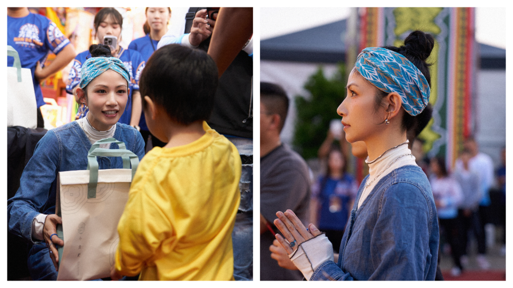 200年盛事登場！屏東麟洛「王爺奶奶回娘家」萬人擠爆　李千娜開工獻唱送紅龜粿