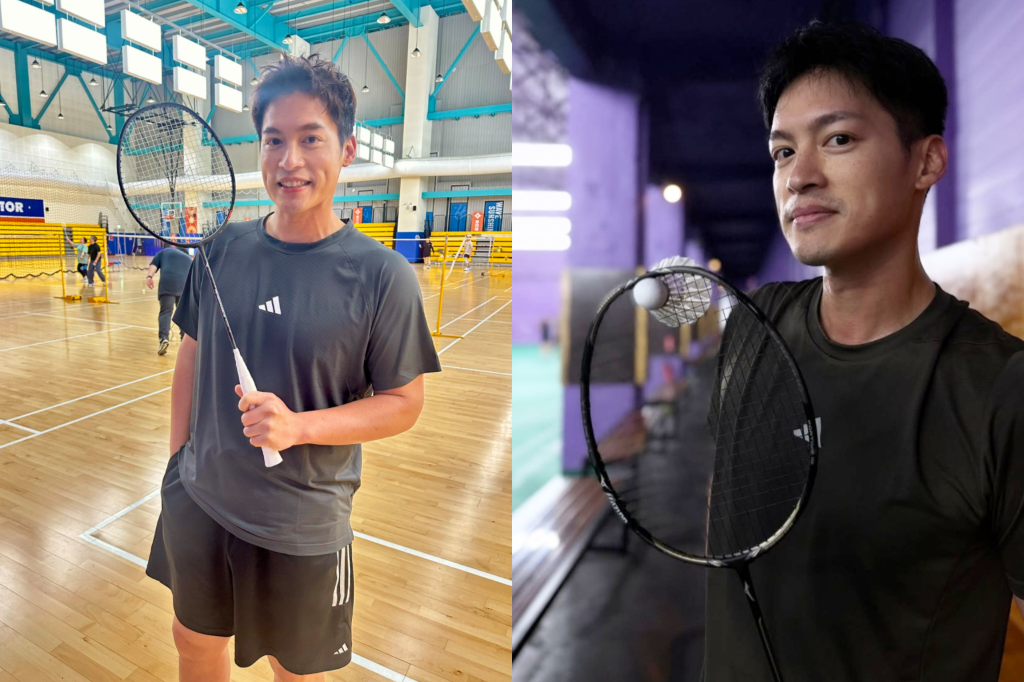 天團成員私訊報隊被當詐騙？許孟哲外景收工揪團打羽球　陪孩子一起愛上運動