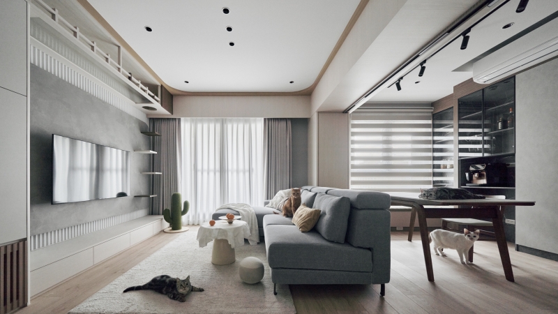 MUSE Design │《貓宅共生》奈子光空間設計 林宜靜 —— 榮獲美國MUSE設計大獎 - 金獎