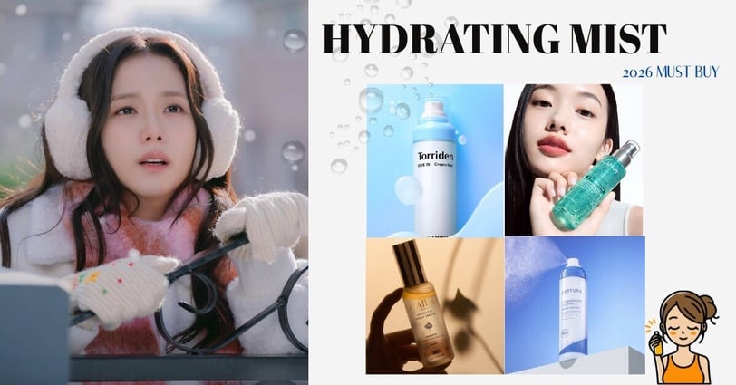 Jisoo底妝全天不浮粉的秘密武器原來是它！公開韓妞愛用妝前保濕噴霧清單