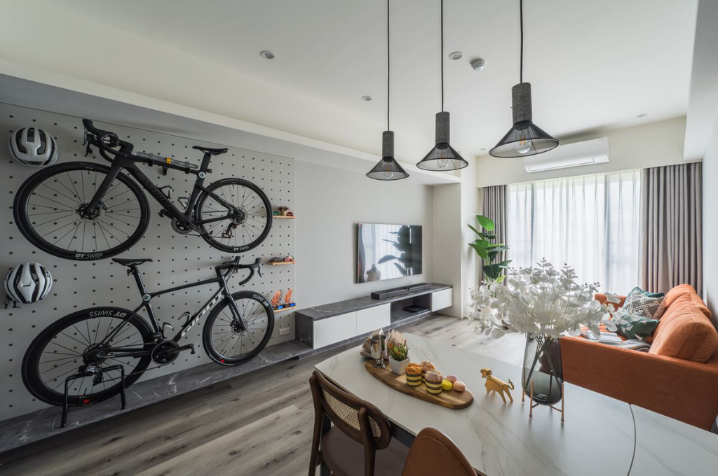 實用與美感並重！將騎行風景轉化為材質紋理的27坪住宅設計實踐