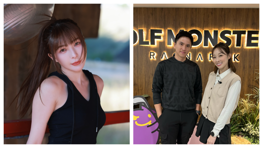 夏語心瘋高爾夫！睡覺握桿還說夢話　啦啦隊女神林可靠柔軟度逆襲圈粉