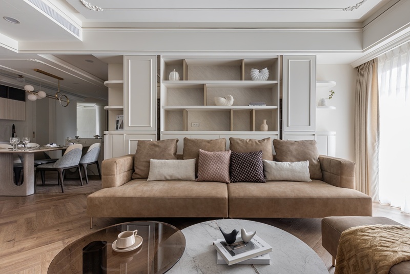 台北市室內設計｜金砂映輝，三十七載老屋重塑的風水雅境 ｜ 三宅一秀 郁琇琇