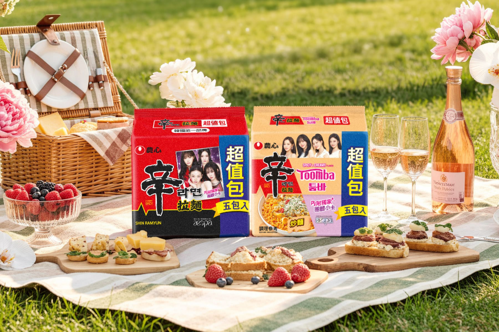 全台唯一！aespa聯名款辛拉麵一日快閃　360度沉浸式拍照＋最低價開搶