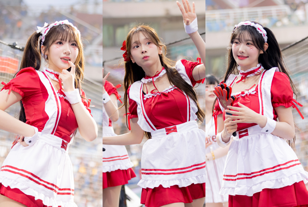 樂天女孩女僕應援太犯規！金佳垠初體驗直呼害羞、廉世彬意外很適合