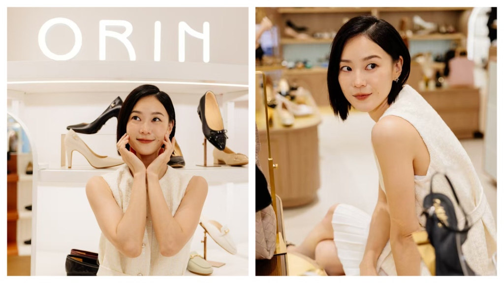 鍾瑶驚喜現身臺中漢神洲際百貨　《都市開基祖》最美工地主任「轉行賣鞋」曝真相