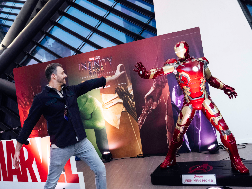 英雄集結北流！漫威《無限傳奇》音樂會全面升級　1:1等身英雄成打卡聖地