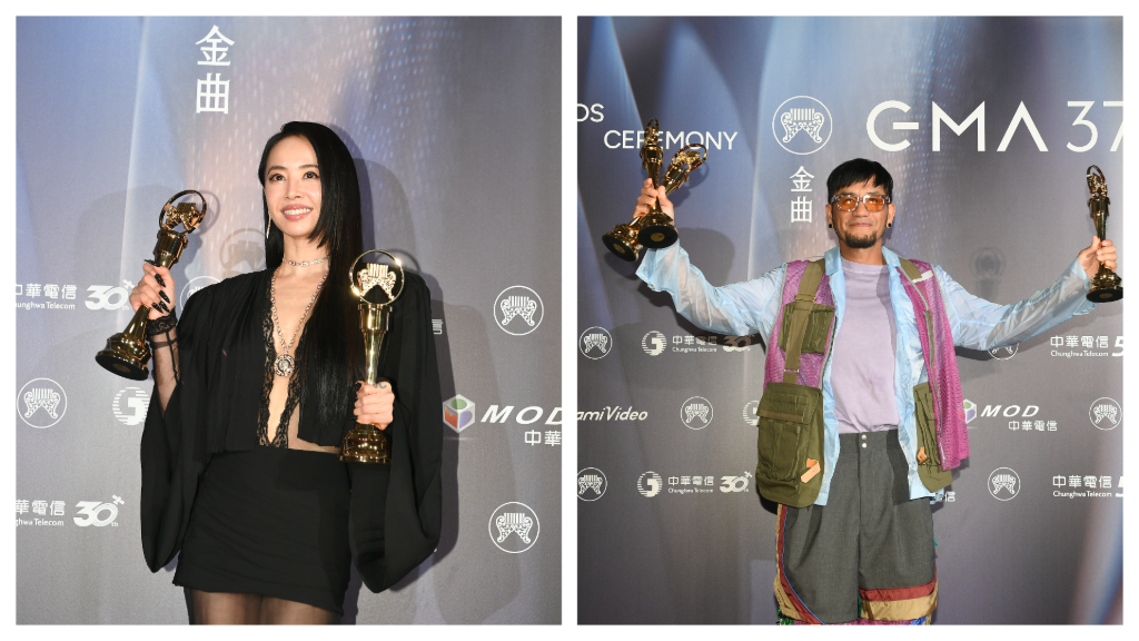 金曲37／張震嶽橫掃歌王等3項大獎！蔡依林奪年度專輯、歌后霸氣喊：仍要繼續畫餅