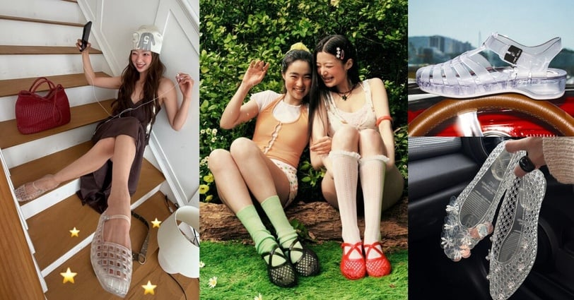 2026「果凍鞋Jelly Shoe」流行又回來了！盤點韓妞最愛果凍鞋品牌，Lisa、IVE同款都有