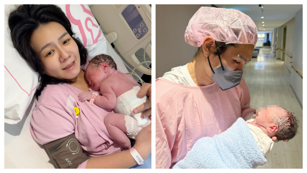 李又汝愛女「小藍莓」報到！第一胎8.5小時自然產過程曝光　醫護驚呼：根本是奇蹟