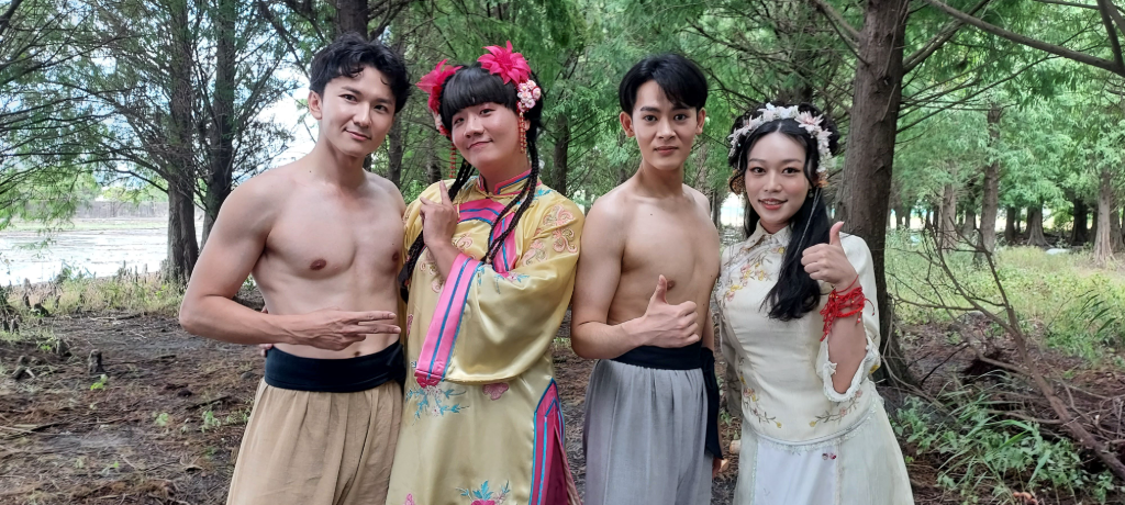 「戲說阿娟」演進《戲說台灣》！阿翰見李威鴻裸肌秒失控　笑喊：我好喜歡NG