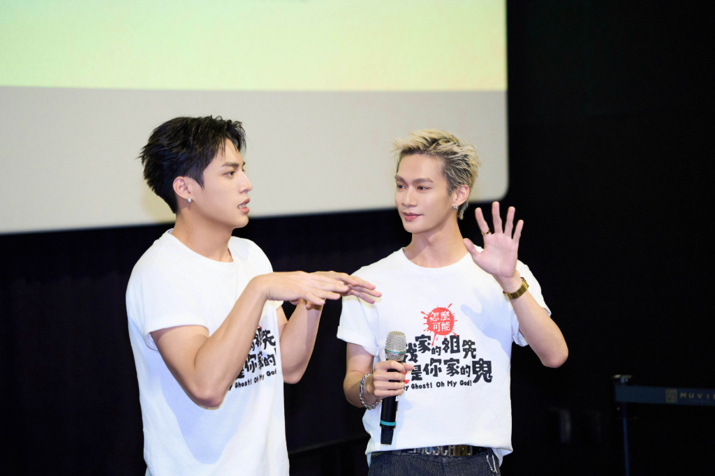 Ozone登大銀幕害羞了！子翔、哲言見自己名字超大尺寸　許願新歌成「部落金曲」