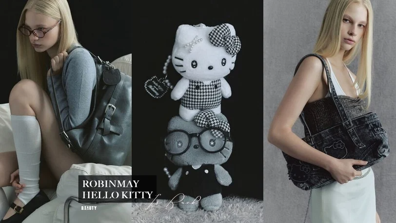 ROBINMAYｘHELLO KITTY 聯名又來了！千鳥格、牛仔包太可愛，6款必買＋滿額贈一次看