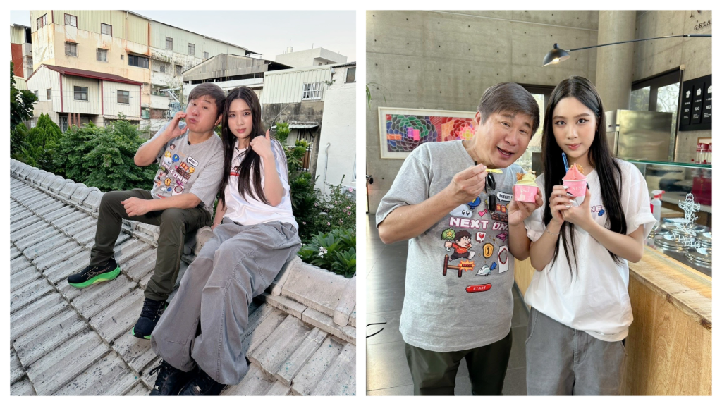 胡瓜帶孫女EMMA遊台南！曝她2個月大赴巴拉圭曾出狀況　祖孫拍復古照留下珍貴回憶