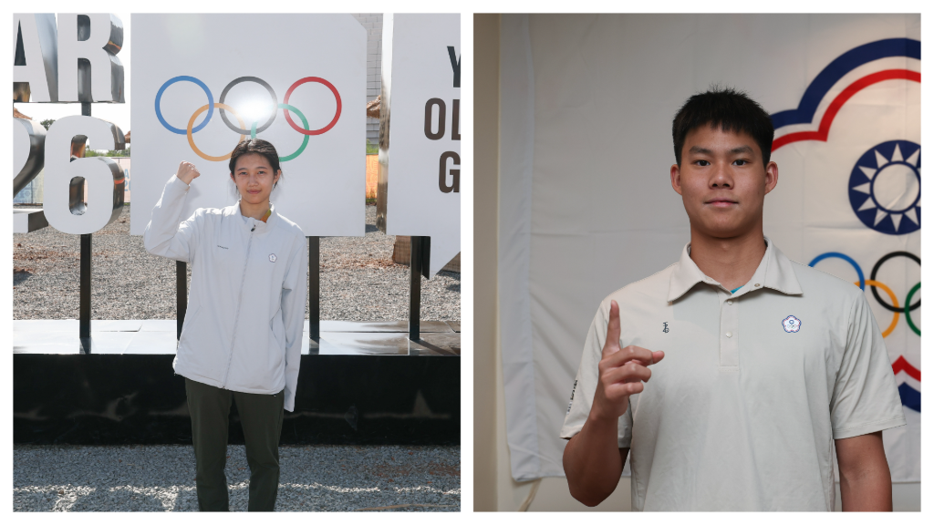 青奧開幕典禮登場！武術好手朱宥恩、游泳選手李瀚掌旗　首度扛重任直呼緊張